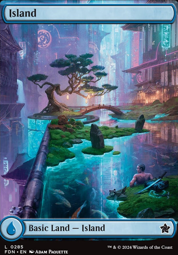 Island [#0285 Full Art] (FDN-C)