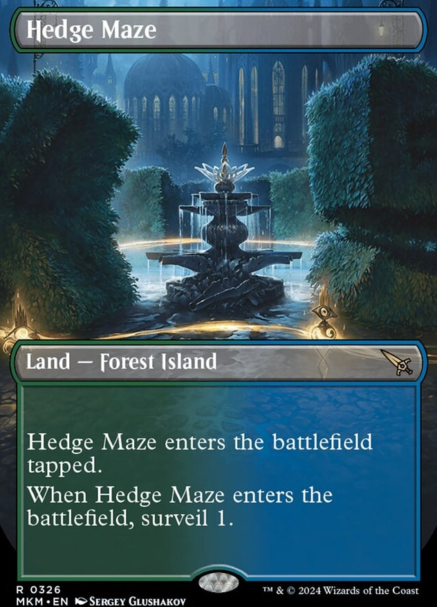 Hedge Maze [#0326 Borderless] (MKM-R-FOIL)