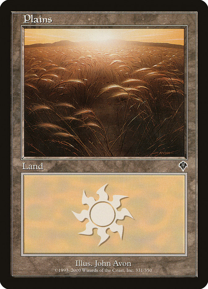 Plains [#331] (INV-C-FOIL) Heavy Play