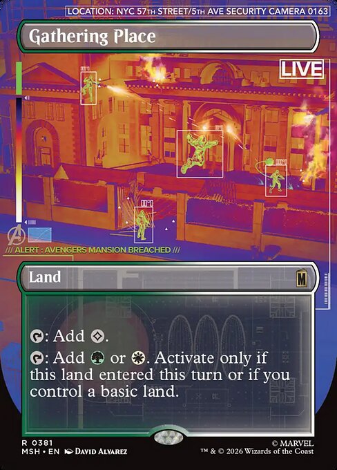 Gathering Place [ #0381 Borderless Dual Lands ] (MSH-R)
