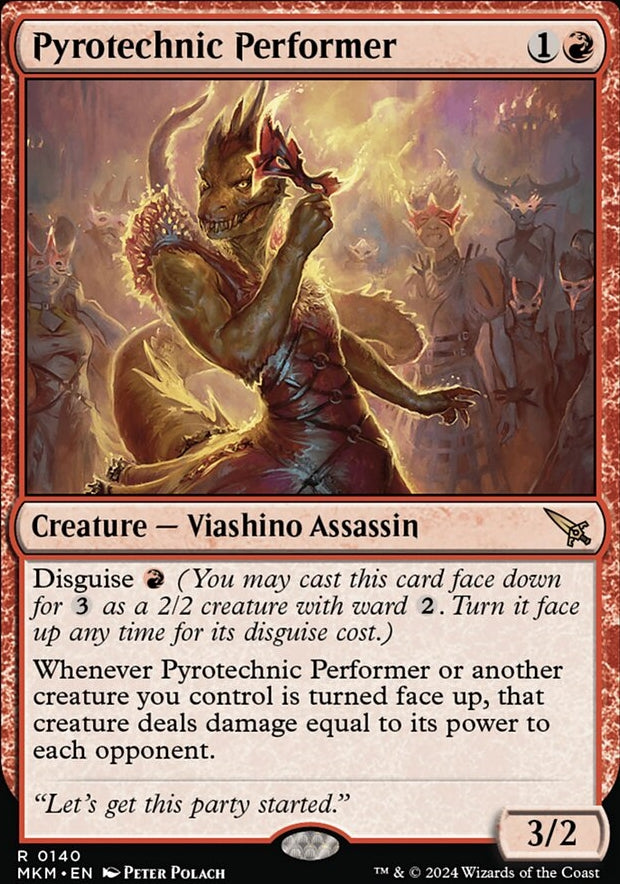 Pyrotechnic Performer [#0140] (MKM-R-FOIL)