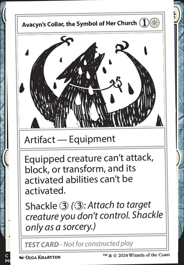 Avacyn's Collar, the Symbol of Her Church [#0273 Playtest] (MB2-R)