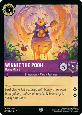 Winnie the Pooh - Hunny Wizard (Rise of the Floodborn 59/204) Common - Near Mint