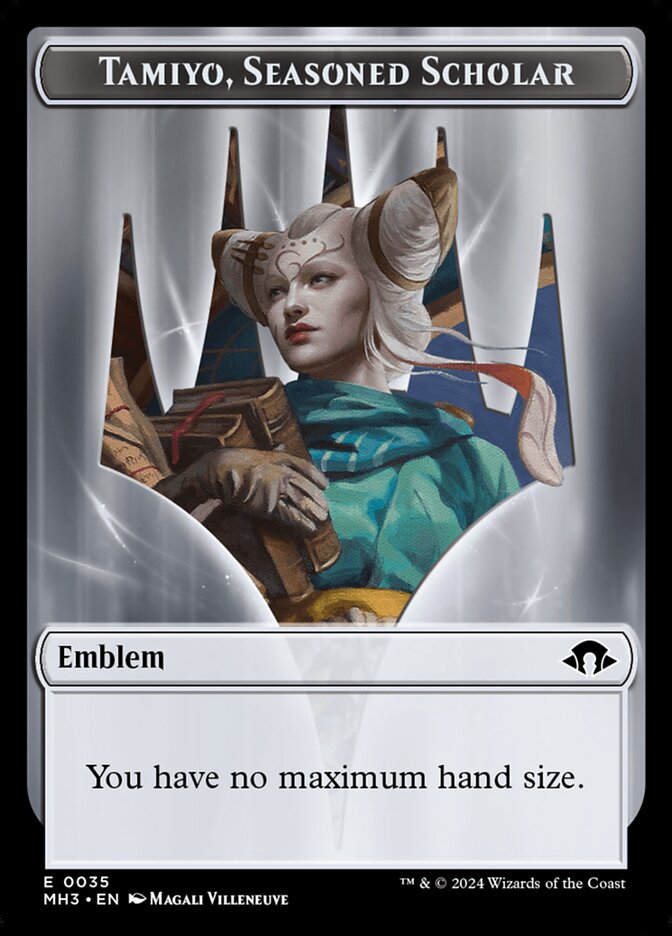 Tamiyo, Seasoned Scholar Emblem [#0035] (MH3-M)