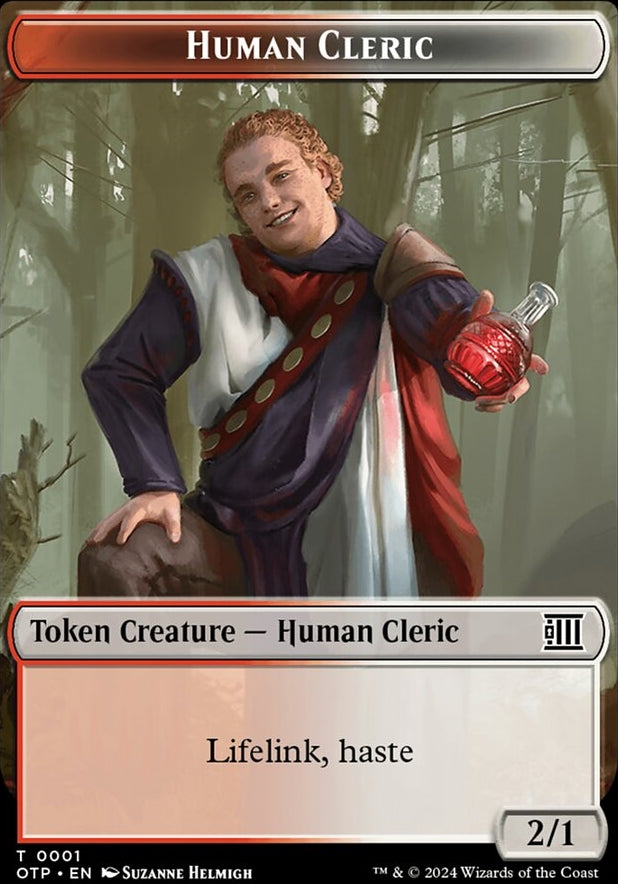 Human Cleric Token [#0001] (OTP-T)