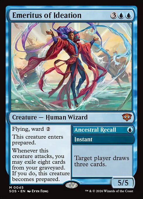 Emeritus of Ideation // Ancestral Recall [ #0045 ] (SOS-M)