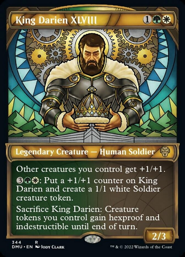 King Darien XLVIII [#344 Textured FOIL] (DMU-R)