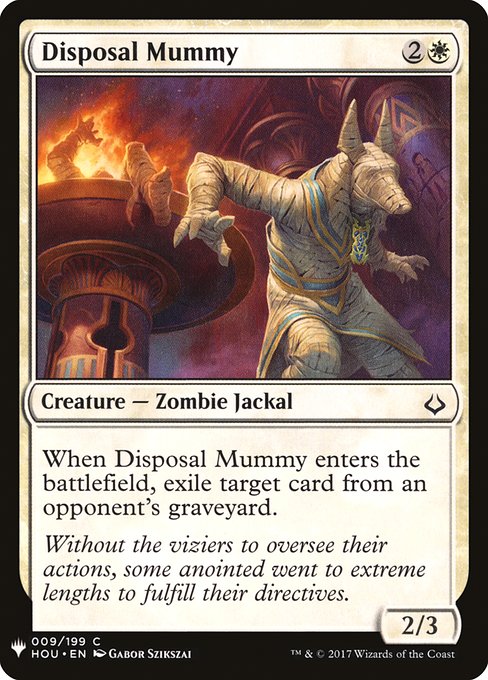 Disposal Mummy [Mystery Booster