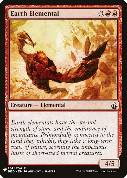 Earth Elemental [Mystery Booster #0914] (BBD-C)