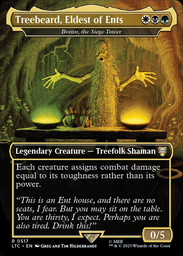 Treebeard, Eldest of the Ents - Doran, the Siege Tower [#0517 Holiday Collector Boosters] (LTC-R-FOIL)