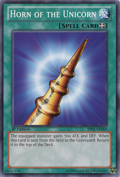 Horn of the Unicorn (BP01-EN069) Common - Near Mint 1st Edition