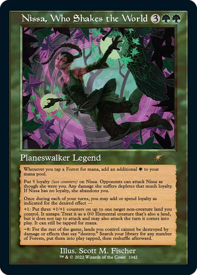Nissa, Who Shakes the World [#1042] (SLD-R)