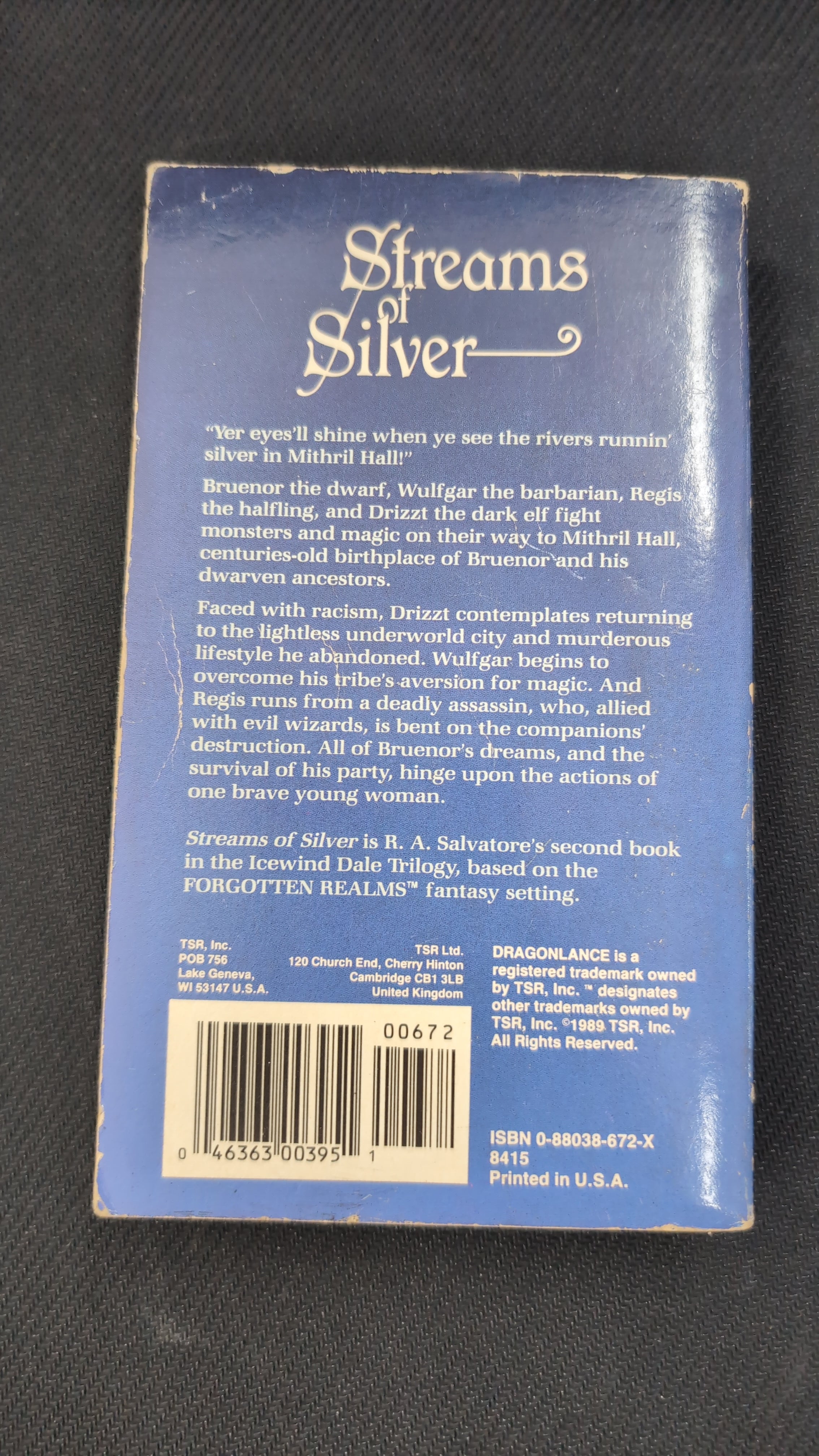 Forgotten Realms: Streams of Silver - The Icewind Dale Trilogy Book II [ Paperback ] (USED)