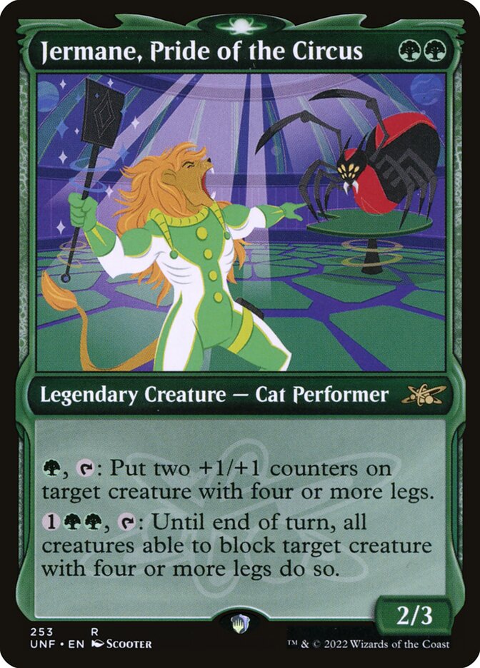 Jermane, Pride of the Circus [#253 Showcase] (UNF-R-FOIL)
