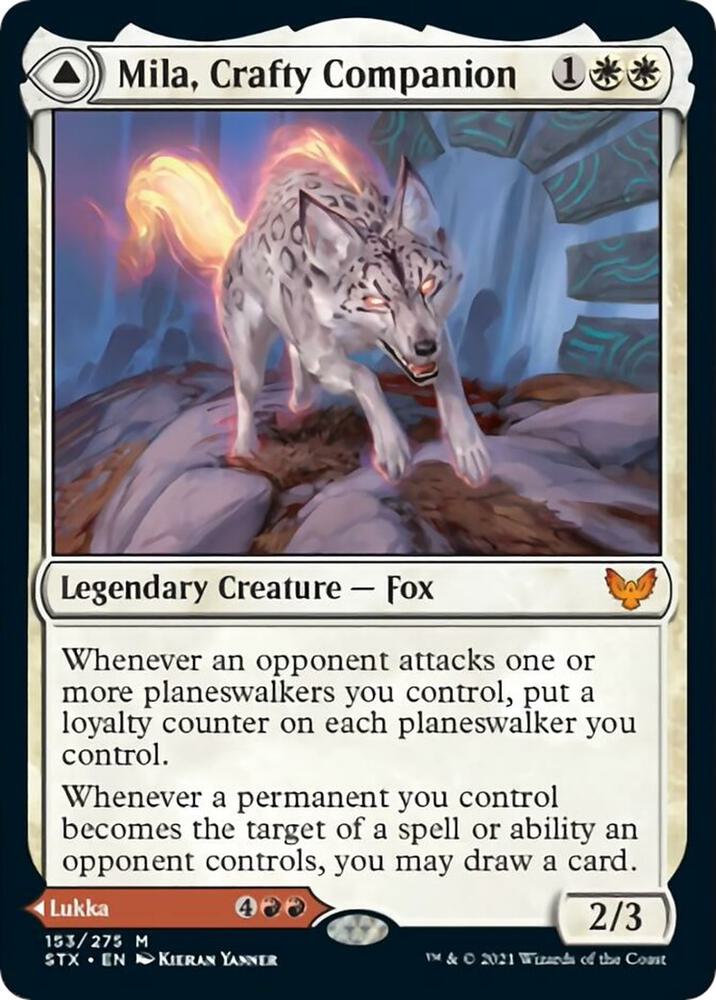 Mila, Crafty Companion // Lukka, Wayward Bonder (STX-M) Japanese