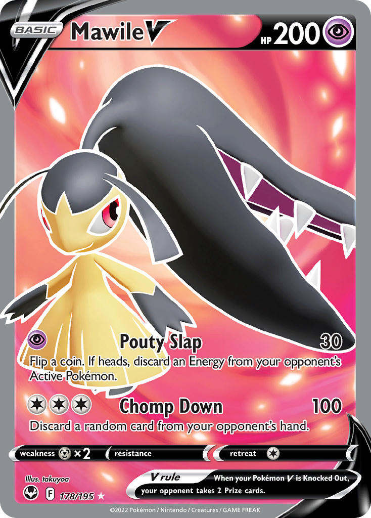 Mawile V (Full Art) - 178/195 (SWSH12) Ultra Rare - Near Mint Holofoil