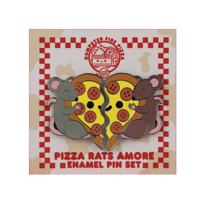 PIZZA RATS AMORE 1IN PIN SET