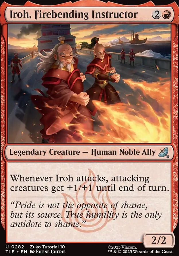 Iroh, Firebending Instructor [ #0282 ] (TLE-U)