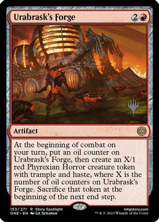 Urabrask's Forge (ONE-R-PP-FOIL)