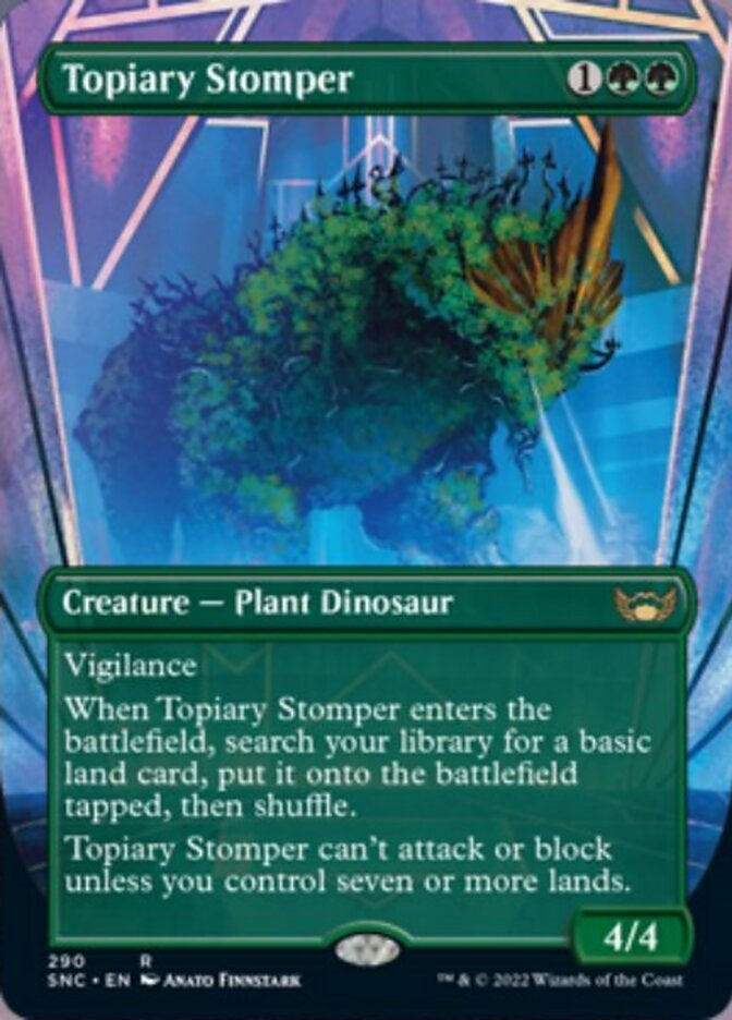 Topiary Stomper [ #290 Alternate-Art Borderless ] (SNC-R)