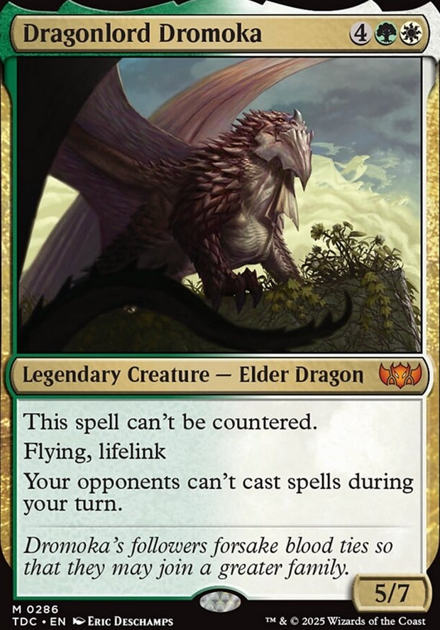 Dragonlord Dromoka [ #0286 ] (TDC-M)