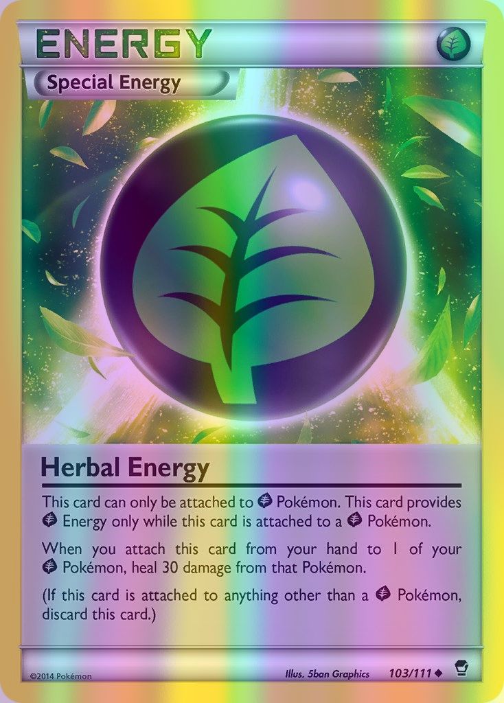 Herbal Energy - 103/111 (FFI) Uncommon - Near Mint Reverse Holofoil