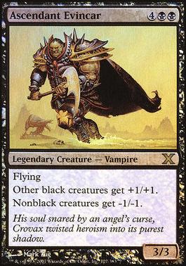 Ascendant Evincar (10E-R-FOIL) Heavy Play