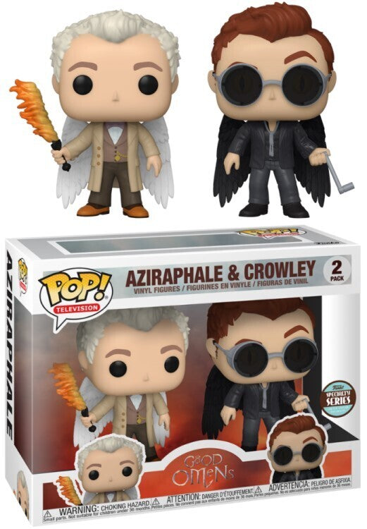 POP Figure Box Set: Good Omens - Aziraphale & Crowley (Specialty Series) (2 Pack)