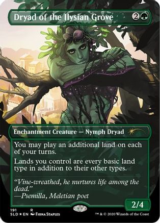Dryad of the Ilysian Grove [#191] (SLD-R-FOIL)