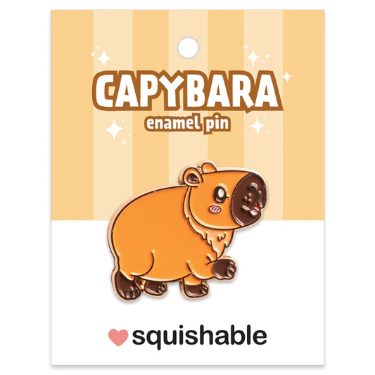 Squishable: Enamel Pin - Capybara