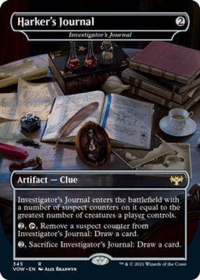 Harker's Journal [#345 Dracula Series: Investigator's Journal] (VOW-R-FOIL)