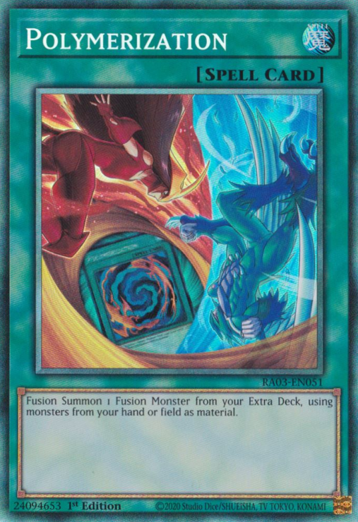 Polymerization (B) (HERO Art) (RA03-EN051) Prismatic Ultimate Rare - Near Mint 1st Edition