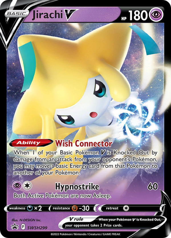 Jirachi V - SWSH299 (SWSH:PR) Promo - Near Mint Holofoil