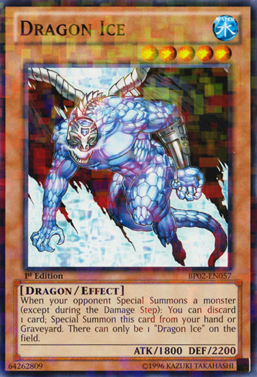 Dragon Ice (Mosaic Rare) (BP02-EN057) Mosaic Rare - Near Mint 1st Edition