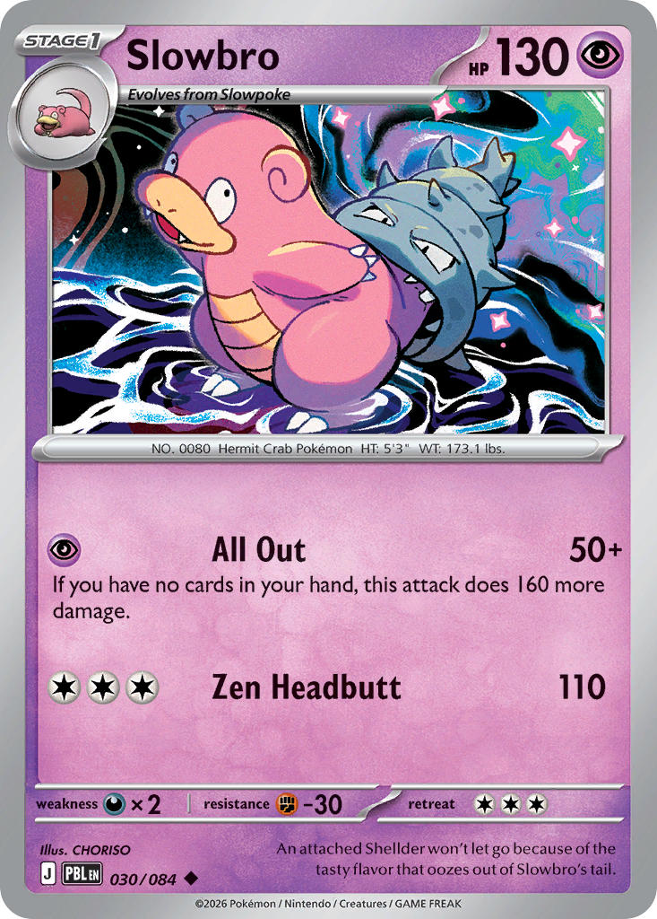 Slowbro - 030/084 (PBL) Uncommon