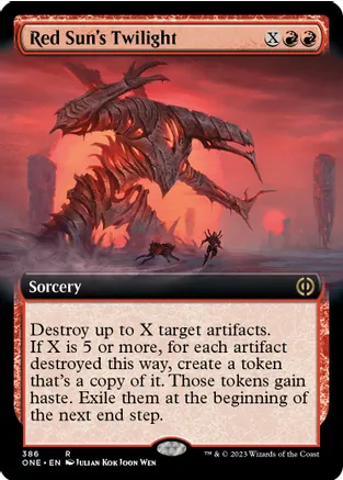 Red Sun's Twilight [#386 Extended Art] (ONE-R-FOIL)