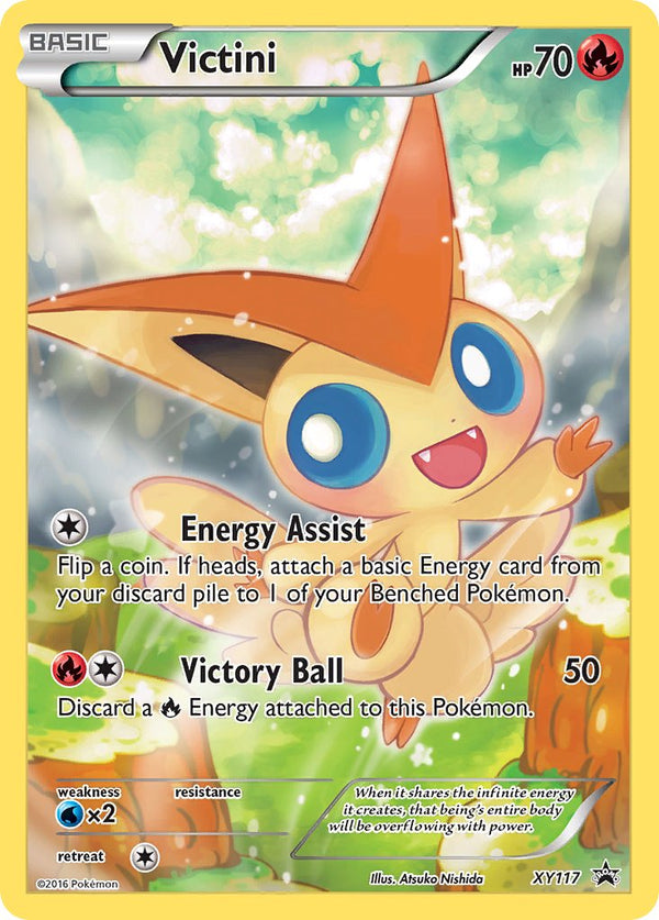 Victini - XY117 (XY:PR) Promo - Near Mint Holofoil