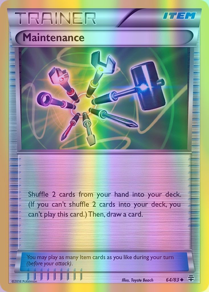 Maintenance - 064/083 (GEN) Uncommon - Near Mint Reverse Holofoil