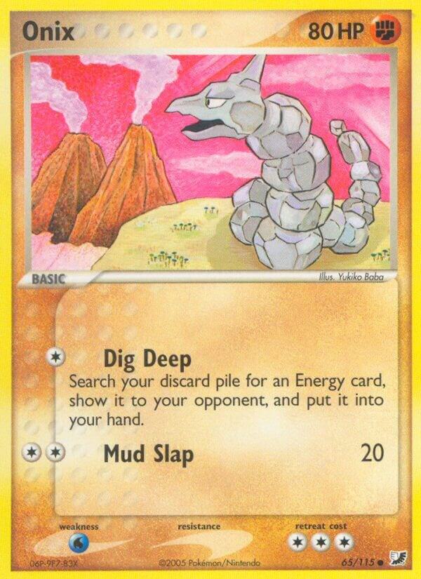 Onix - 65/115 (UF) Common - Light Play Reverse Holofoil