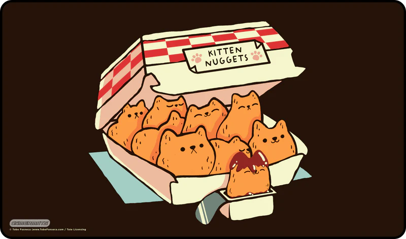 GamerMats: Playmat - Kitten Nuggets