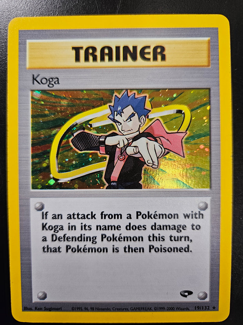 Koga - 19/132 (G2) Holo Rare Unlimited - Light Play Holofoil