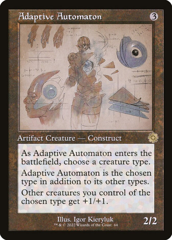 Adaptive Automaton [#64 Schematic Serial Numbered] (BRR-R-FOIL)