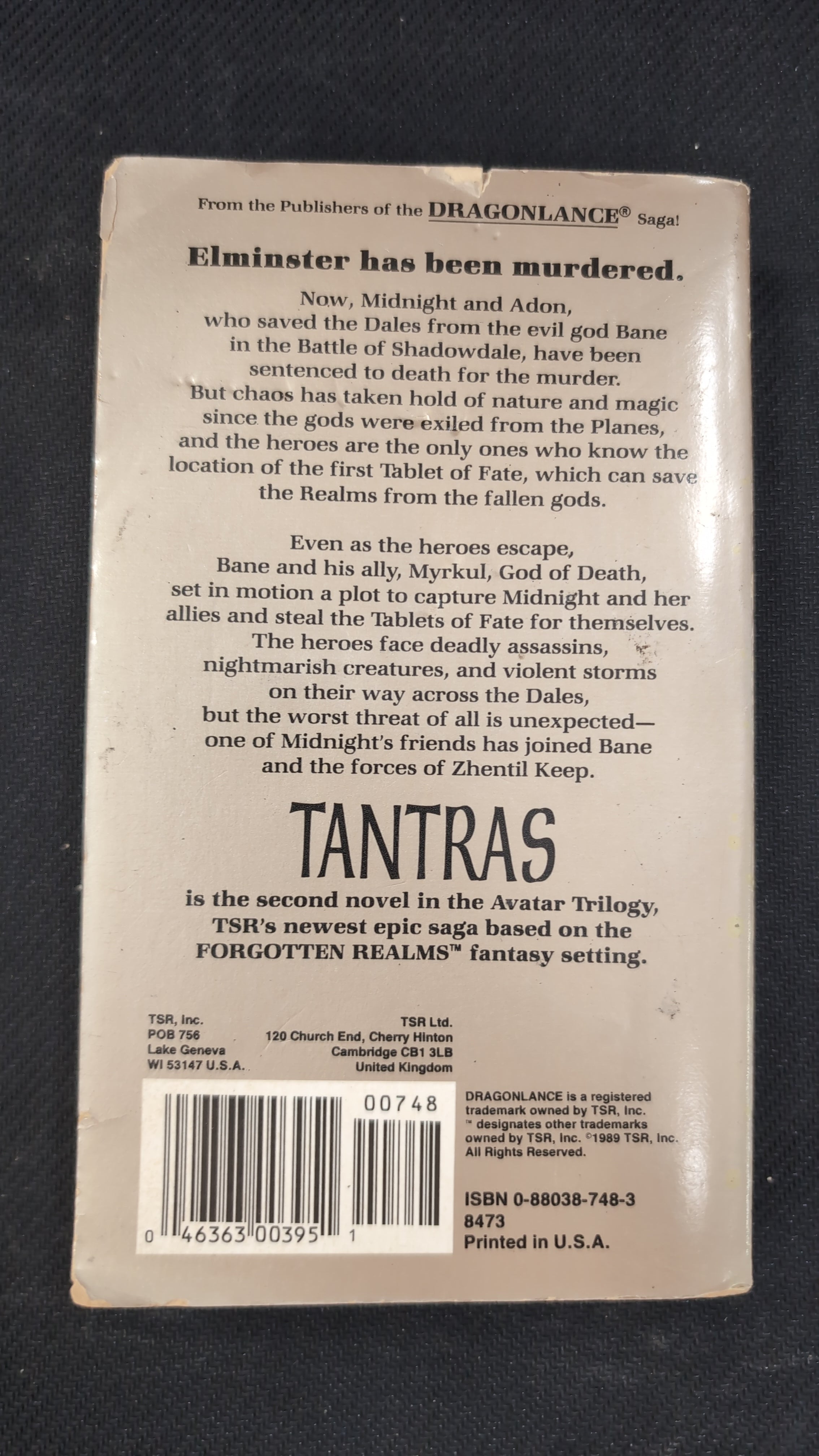 Forgotten Realms: Tantras - The Avatar Trilogy Book II [ Paperback ] (USED)