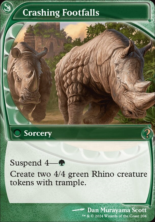 Crashing Footfalls [#0204 Future Frame] (MB2-R-FOIL)