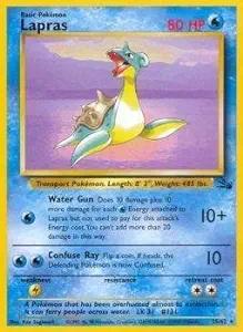 Lapras - 25/62 (FO) Rare - Damaged Unlimited
