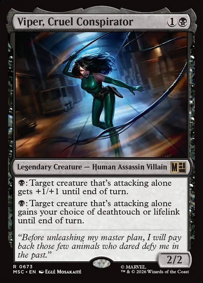 Viper, Cruel Conspirator [ #0673 ] (MSC-R)