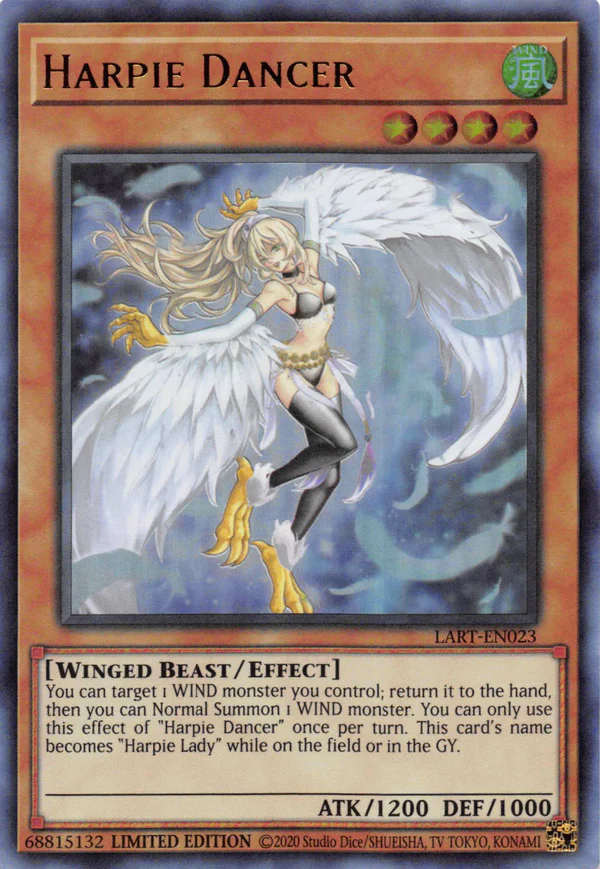 Harpie Dancer (LART-EN023) Ultra Rare - Near Mint Limited