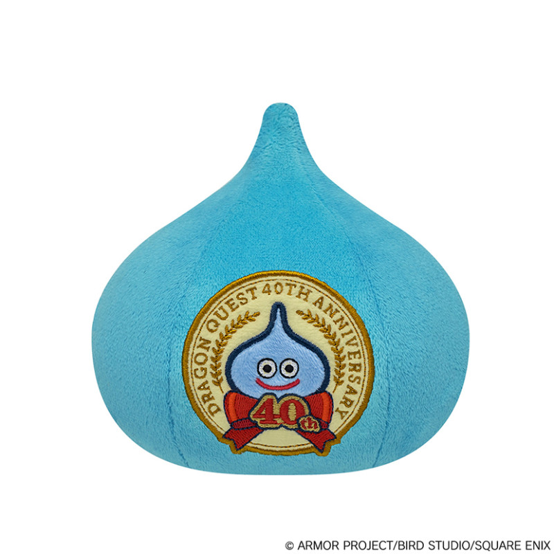 Dragon Quest: Slime Slime Plush Toy M - 40th Anniversary Vers.