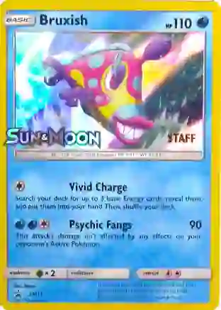 Bruxish (Prerelease) [Staff] - SM11 (SM:PR) Promo - Near Mint Holofoil