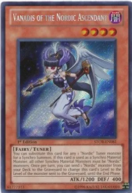Vanadis of the Nordic Ascendant (STOR-EN081) Secret Rare 1st Edition